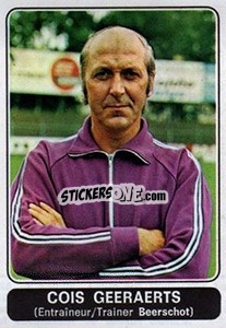 Sticker Cois Geeraerts (Beerschot) - Football Belgium 1973-1974 - Panini