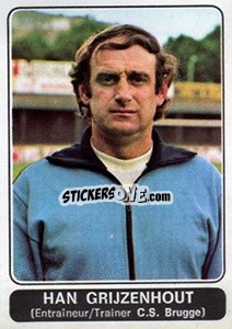 Sticker Han Grijzenhout (Circle Brugge) - Football Belgium 1973-1974 - Panini