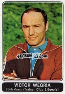 Sticker Victor Wegria (Club Liegeois) - Football Belgium 1973-1974 n. 298 - Panini