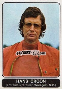 Figurina Hans Croon (Waregem S.V.) - Football Belgium 1973-1974 - Panini