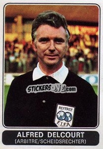 Sticker Alfred Delcourt - Football Belgium 1973-1974 n. 305 - Panini