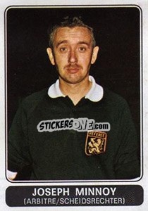 Sticker Joseph Minnoy - Football Belgium 1973-1974 n. 309 - Panini