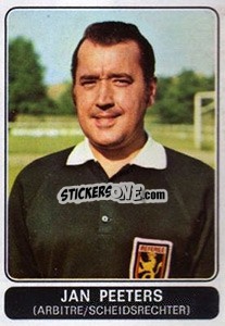 Cromo Jan Peeters - Football Belgium 1973-1974 - Panini