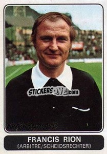 Sticker Francis Rion - Football Belgium 1973-1974 n. 311 - Panini
