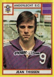 Sticker Jean Thissen - Football Belgium 1974-1975 - Panini
