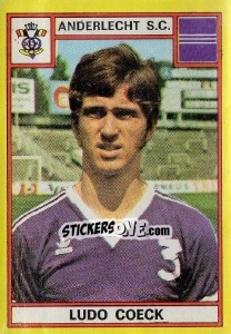 Sticker Ludo Coeck - Football Belgium 1974-1975 - Panini