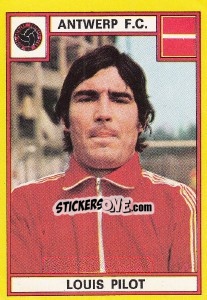 Sticker Louis Pilot - Football Belgium 1974-1975 - Panini