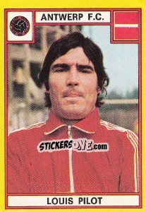 Sticker Louis Pilot - Football Belgium 1974-1975 n. 30 - Panini