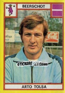Sticker Arto Tolsa - Football Belgium 1974-1975 n. 43 - Panini