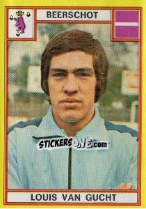 Sticker Louis van Gucht - Football Belgium 1974-1975 n. 44 - Panini