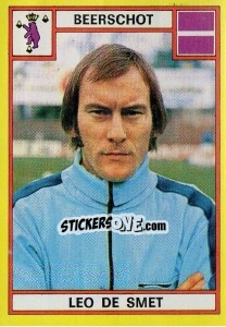 Figurina Leo de Smet - Football Belgium 1974-1975 - Panini