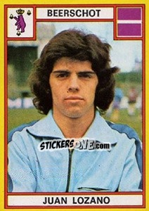 Sticker Juan Lozano - Football Belgium 1974-1975 n. 51 - Panini