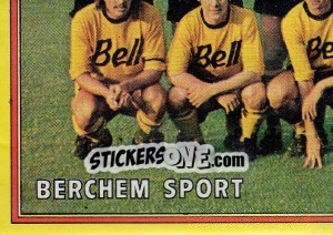 Figurina Team - Football Belgium 1974-1975 n. 55 - Panini