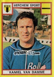 Sticker Kamiel van Damme - Football Belgium 1974-1975 n. 62 - Panini
