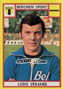 Sticker Ludo Vejans - Football Belgium 1974-1975 n. 67 - Panini