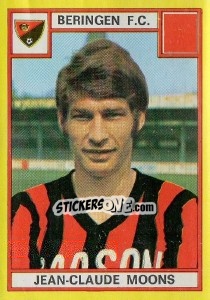 Sticker Jean-Claude Moons - Football Belgium 1974-1975 n. 79 - Panini