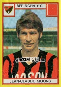 Figurina Jean-Claude Moons - Football Belgium 1974-1975 - Panini