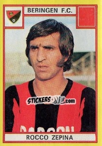 Sticker Rocco Zepina - Football Belgium 1974-1975 n. 82 - Panini
