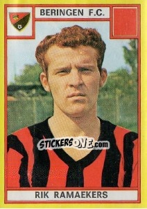 Sticker Rik Ramaekers - Football Belgium 1974-1975 - Panini