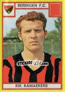 Cromo Rik Ramaekers - Football Belgium 1974-1975 - Panini