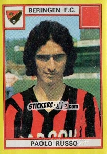 Sticker Paolo Russo - Football Belgium 1974-1975 - Panini