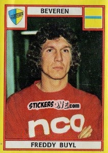 Cromo Freddy Buyl - Football Belgium 1974-1975 - Panini