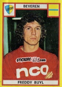 Sticker Freddy Buyl - Football Belgium 1974-1975 n. 93 - Panini