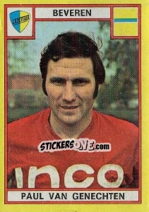 Cromo Paul van Genechten - Football Belgium 1974-1975 - Panini