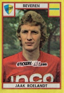 Figurina Jaak Roelandt - Football Belgium 1974-1975 - Panini