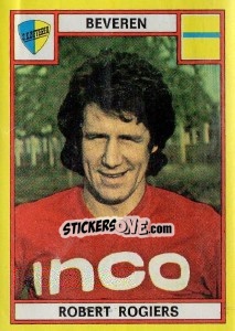 Sticker Robert Rogiers - Football Belgium 1974-1975 - Panini