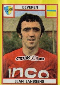 Sticker Jan Janssens - Football Belgium 1974-1975 n. 101 - Panini
