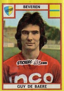 Cromo Guy de Baere - Football Belgium 1974-1975 n. 102 - Panini