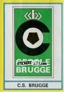 Figurina Badge - Football Belgium 1974-1975 - Panini