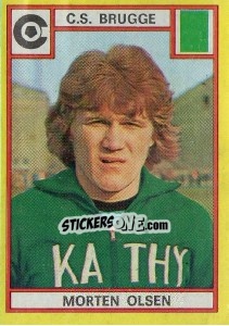 Cromo Morten Olsen - Football Belgium 1974-1975 - Panini