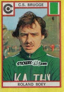 Figurina Roland Boey - Football Belgium 1974-1975 - Panini