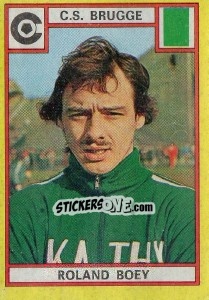 Sticker Roland Boey - Football Belgium 1974-1975 n. 114 - Panini