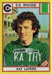 Cromo Raf Lapiere - Football Belgium 1974-1975 - Panini
