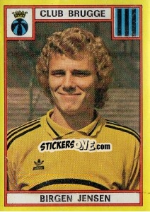 Sticker Birgen Jensen - Football Belgium 1974-1975 n. 125 - Panini