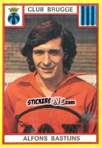 Sticker Alfons Bastyns - Football Belgium 1974-1975 n. 126 - Panini