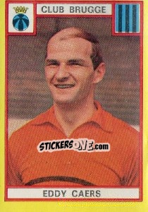 Figurina Eddy Caers - Football Belgium 1974-1975 - Panini