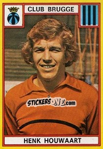 Figurina Henk Houwaart - Football Belgium 1974-1975 - Panini