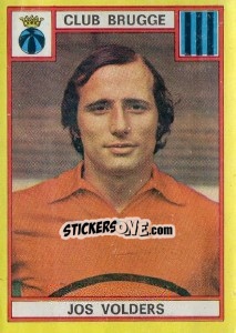 Figurina Jos Volders - Football Belgium 1974-1975 - Panini