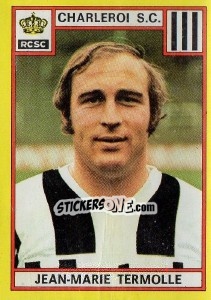 Sticker Jean-Marie Termolle - Football Belgium 1974-1975 - Panini