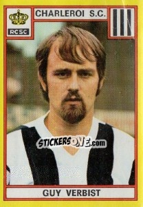Figurina Guy Verbist - Football Belgium 1974-1975 n. 145 - Panini