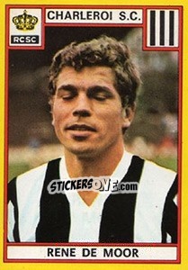Sticker Rene de Moor - Football Belgium 1974-1975 n. 146 - Panini