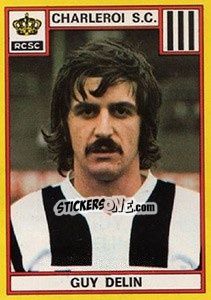 Sticker Guy Delin - Football Belgium 1974-1975 - Panini