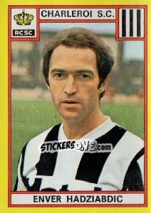 Sticker Enver Hadziabdic - Football Belgium 1974-1975 - Panini