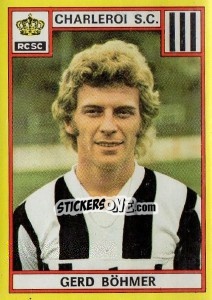 Sticker Gerd Bohmer - Football Belgium 1974-1975 n. 152 - Panini