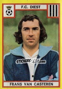Sticker Frans van Casteren - Football Belgium 1974-1975 - Panini