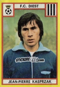 Sticker Jean-Pierre Kasprzak - Football Belgium 1974-1975 - Panini